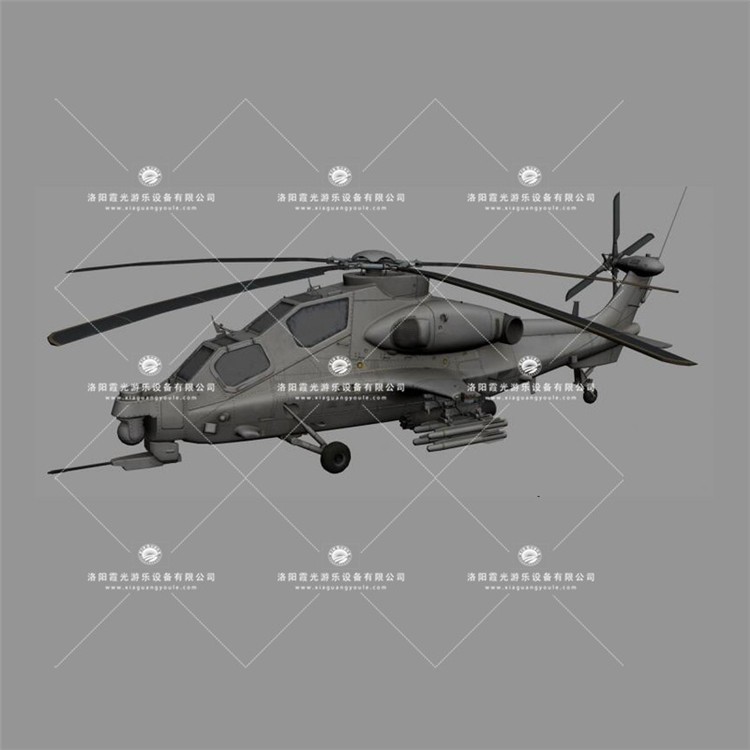 宁德武装直升机3D模型